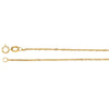 1.0 mm Singapore Chain in 14k Yellow Gold ( 18-Inch )