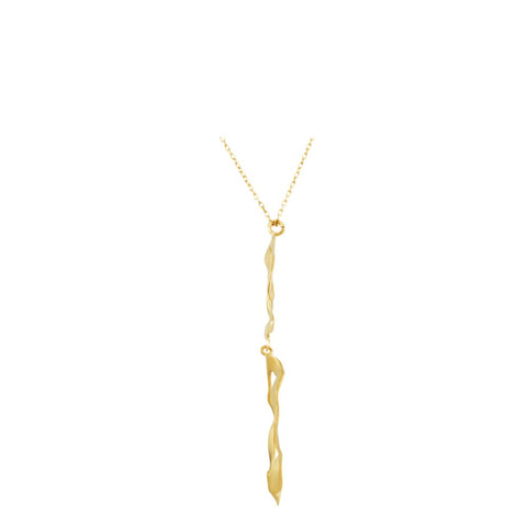 14K Vermeil Double Fancy Circle 18" Necklace