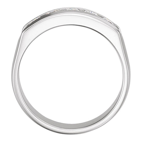 14k White Gold 3/4 CTW Diamond Ring, Size 11