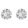 14k White Gold 6.5mm Round Forever Brilliant® Moissanite Earrings