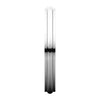 14k White Gold 2.5mm Half Round Edge Band, Size 7