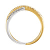 14K Yellow & White 1/6 CTW Diamond Ring, Size 7