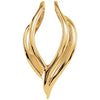 24.00x14.00 mm Pendant Enhancer in 14K Yellow Gold