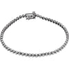 14k White Gold 1 ctw. Diamond Line Bracelet