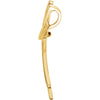 14k Yellow Gold Cross Pendant