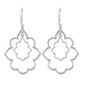 Pair of Precious Metal Fashion Earrings in Sterling Silver