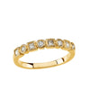 3/8 CTTW Diamond Anniversary Band in 14k Yellow Gold (Size 6 )