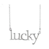 14k White Gold "Lucky" 16.4-inch Necklace