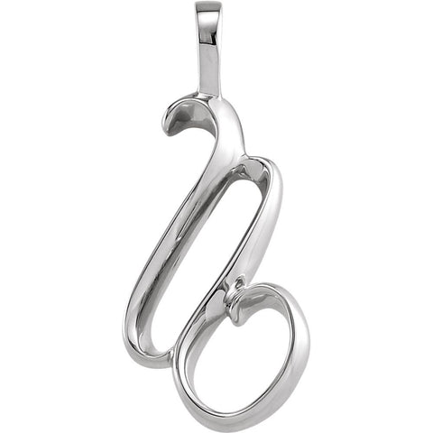 14k White Gold Fashion Pendant