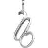 14k White Gold Fashion Pendant