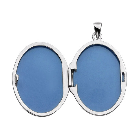 Sterling Silver Oval Locket