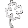 Petite Clover Dangle in Sterling Silver