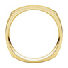 14k Yellow Gold 4mm Square Comfort Fit Band, Size 9
