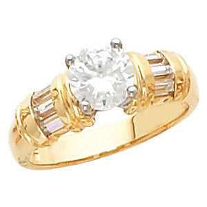 14k White Gold 1/6 CTW Diamond Band, Size 6