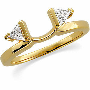 14k Yellow Gold Ring Enhancer, Size 6