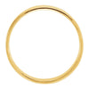 14k Yellow Gold 6mm Flat Band with Hammer Finish Size 11