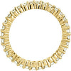 14k Yellow Gold 1 CTW Diamond Eternity Band Size 7