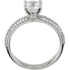 14k Yellow Gold 1/2 CTW Diamond Pavé Band, Size 7