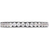 Platinum 1/3 CTW Diamond Band for 5.8 & 6.5mm Round Engagement Ring, Size 7