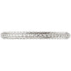 14k White Gold 3/8 CTW Diamond Band, Size 7