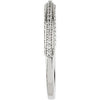 14k White Gold 3/8 CTW Diamond Band, Size 7