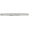 14k White Gold 1/8 CTW Diamond Band, Size 7