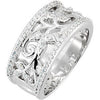 3/8 CTW Diamond Anniversary Band in 14K White Gold (Size 6)