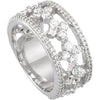 14k White Gold Anniversary Band, Size 7