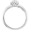 14k Yellow Gold 1/2 CTW Diamond Engagement Ring	, Size 7