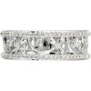 14k White Gold 1/3 CTW Diamond Anniversary Band, Size 7
