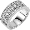 5/8 CTW Diamond Anniversary Band in 14K White Gold (Size 6)