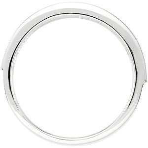 14k White Gold 5/8 CTW Diamond Floral-Inspired Anniversary Band, Size 7