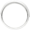 14k White Gold 5/8 CTW Diamond Floral-Inspired Anniversary Band, Size 7