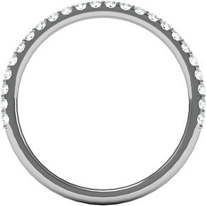 Platinum 1/4 CTW Diamond Band, Size 7