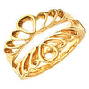 All Metal Ring Guard in 14K Yellow Gold (Size 6)