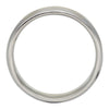14K Yellow & White 6mm Comfort-Fit Beveled Edge Band Size 10.5