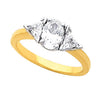 Wedding Band for Matching Engagement Ring in 14k Yellow Gold ( Size 6 )