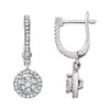 14k White Gold 1/3 ctw. Diamond Earrings