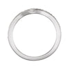 14k White Gold 1/8 CTW Diamond Band, Size 7