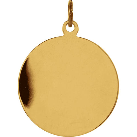 14k Yellow Gold 19.5mm St. Jude Thaddeus Medal