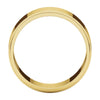 14k Yellow Gold 8mm Flat Edge Band, Size 10