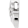 Continuum Sterling Silver 14x14mm Heart Pendant Slide