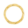 14k Yellow Gold 6.5mm Hand Woven Band Size 11