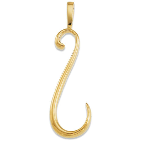 14k Yellow Gold Freeform Pendant