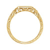 14k Yellow Gold .07 CTW Diamond Band, Size 6