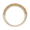 14k Yellow Gold 3/8 CTW Diamond Pavé Ring, Size 7