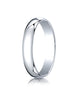 Benchmark-10K-White-Gold-4mm-Slightly-Domed-Traditional-Oval-Wedding-Band-Ring--Size-4--14010KW04