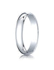 Benchmark-Platinum-4mm-Slightly-Domed-Traditional-Oval-Wedding-Band-Ring--Size-4--140PT04