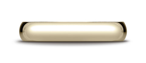 Benchmark-10K-Yellow-Gold-4mm-Slightly-Domed-Traditional-Oval-Wedding-Band-Ring--Size-4.25--14010KY04.25