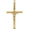 Crucifix Pendant in 14K Yellow Gold